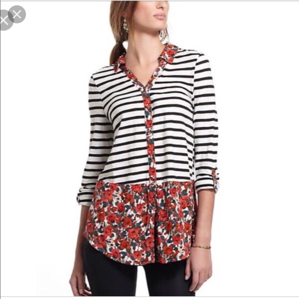 Anthropologie Postmark Top